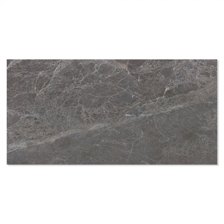 Marmor Klinker Saphir Mörkgrå Blank 60x120 cm-0